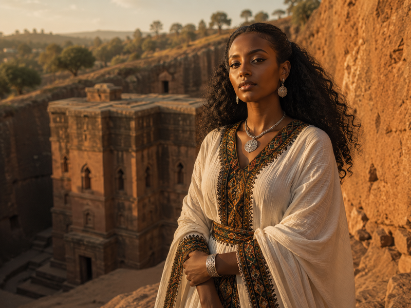 Ethiopian woman and family values